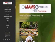 Tablet Screenshot of mamscatering.nl